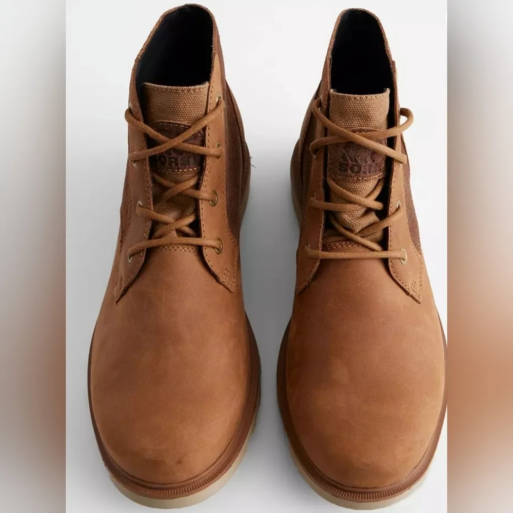 Sorel Carson™ Leather Tan Brown Chukka Boots Size 9 Used Exc MSRP $160